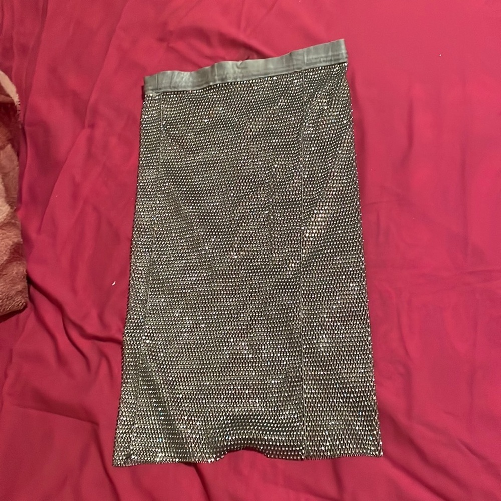 Sparkling shiny skirt